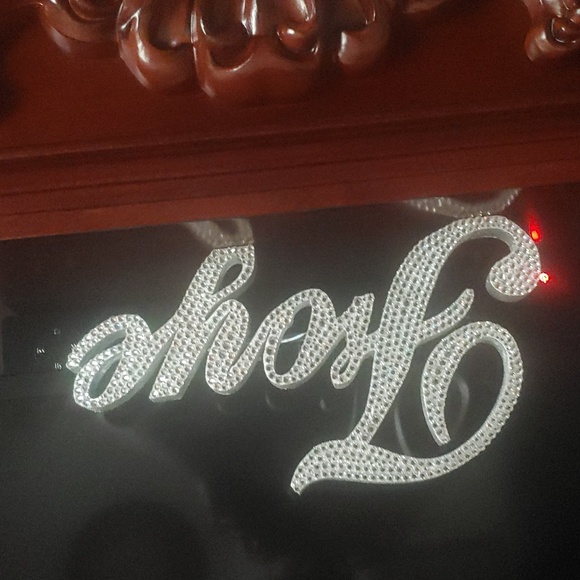 Mr and Mrs Foye Swarovski crystal stands - Picture 2 of 3